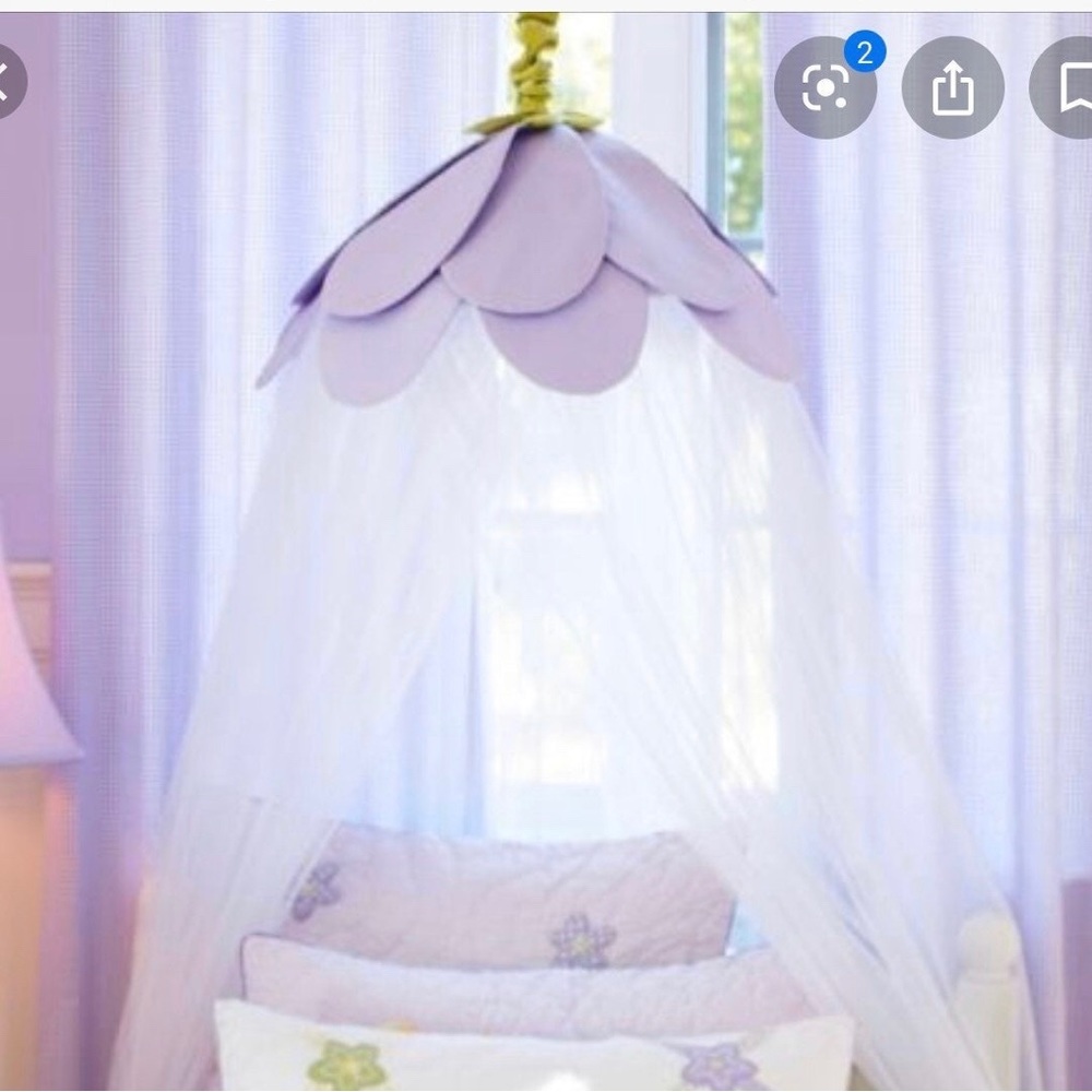Pottery Barn Kids Petal Flower Canopy